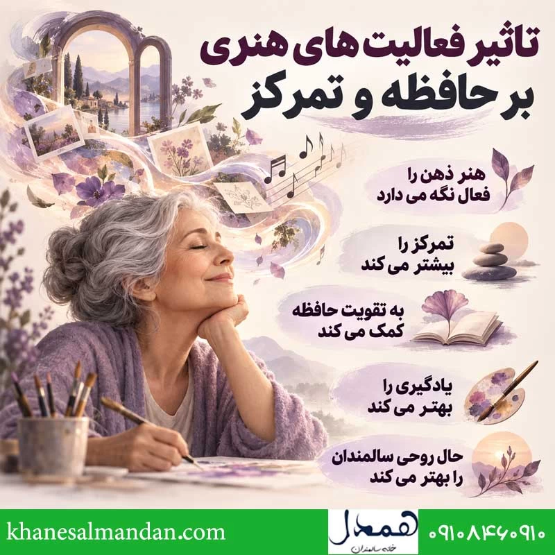 اثربخشی فعالیت‌ های هنری بر بهبود حافظه و تمرکز